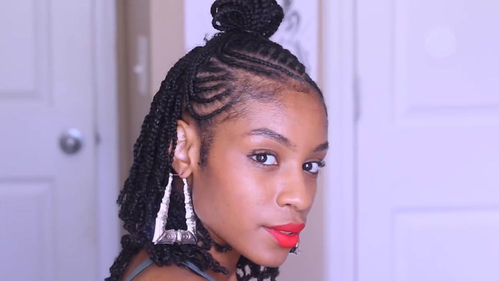 Micro Braids Tutorial On Natural Hair Short And Light Weight 
